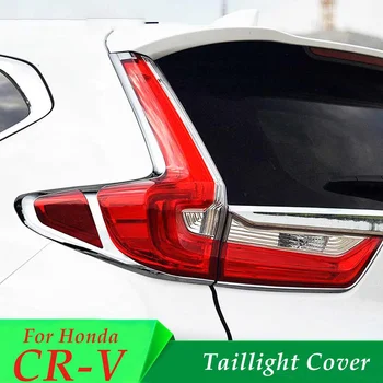 

1 Set Car Rear Fog Light Taillight Cover Chrome Moulding Cover Trims for Honda CRV CR-V 2017 2018 Car Styling
