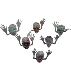 Набор из 6 предметов для Хэллоуина, дьявол, палец, миниатюрная модель, украшение для вечеринки палец-манекен, набор
