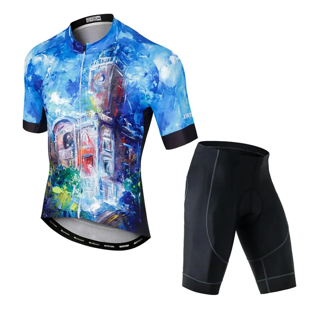 Командная Pro велосипедная майка Ropa Ciclismo MTB велосипедная одежда велосипедная футболка с коротким рукавом набор дышащих мужских костюмов для верховой езды - Цвет: Color 3