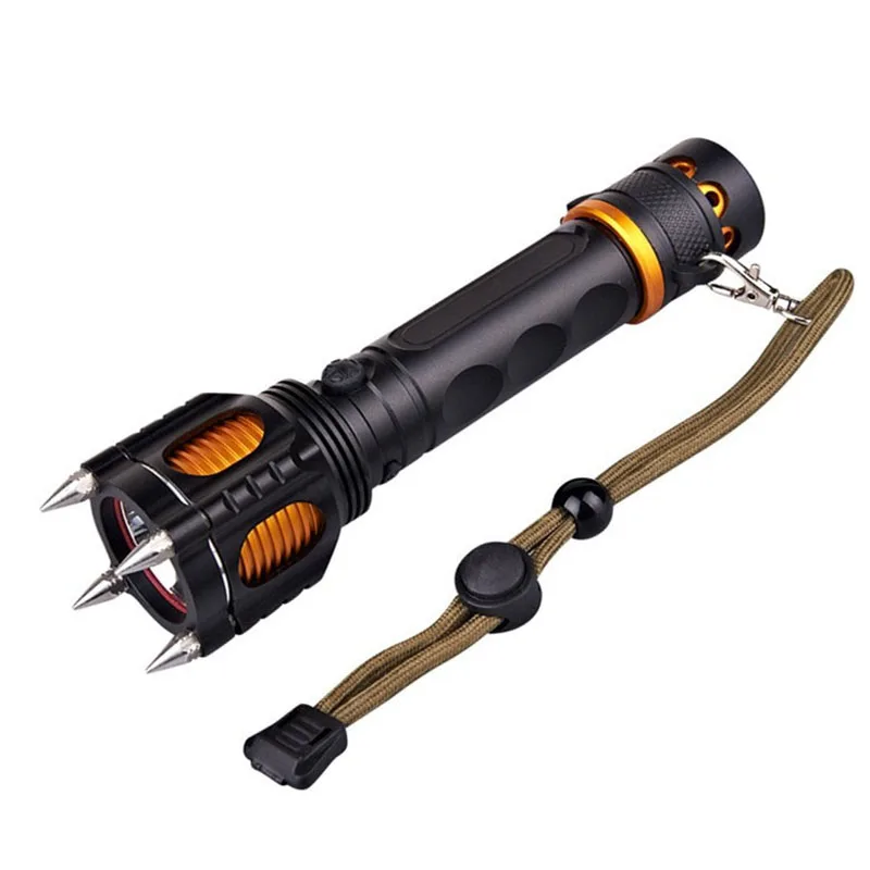 

Self-defense multifunctional anti-rape self-defense tactical flashlight LED rechargeable outdoors security equipment