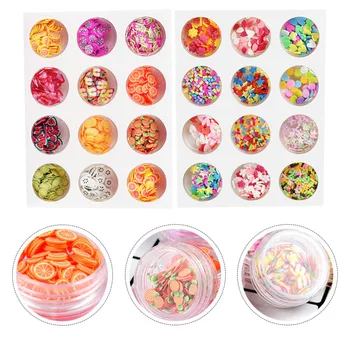 

24 Boxes Fruit Slice Nail Sticker Nail Art Fruit Slices Nail Decals