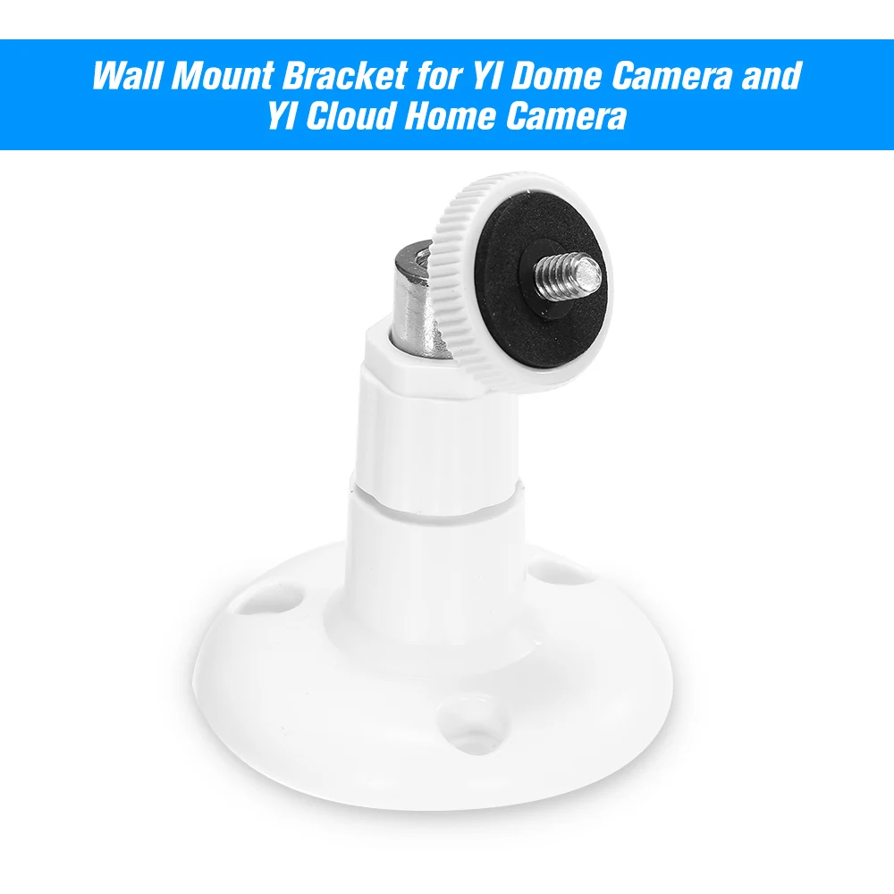 

Wall Mounted Bracket Holder Full Install Kit Height and Angle Adjustment for YI Dome Camera and YI Cloud Security Cameras