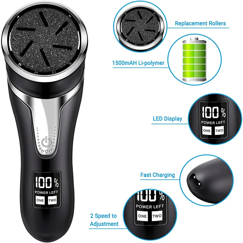 LED Display Elektresch Foussfeil Pediküre-Tools Zwee-Gang Vakuum Pediküre Maschinn Doudeg Haut Schwielentferner Portable Fousspfleeg-Tool_voghion.com