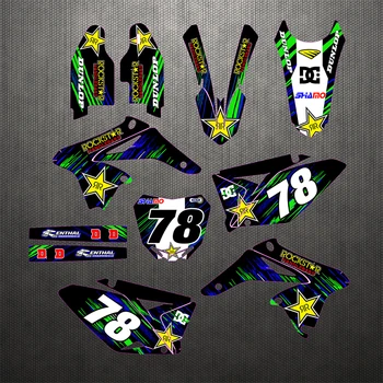 

Motorcycle stickers custom complete tool graphics background decal sticker quantity luster for team RMZ250 10-18 2013 2014 2015