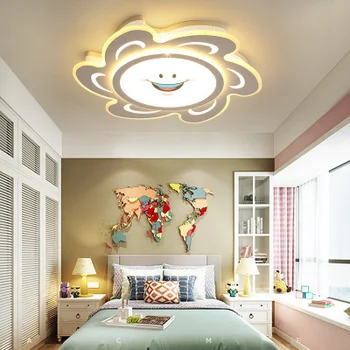 

New Arrival led ceiling lights lamp with Remote control and sun designer for child bedroom study room babyroom lamparas de techo