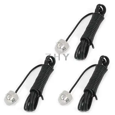 

2mm 6.6ft Auto Water Level Control Silver Tone Stainless Steel Probe 3 Pcs