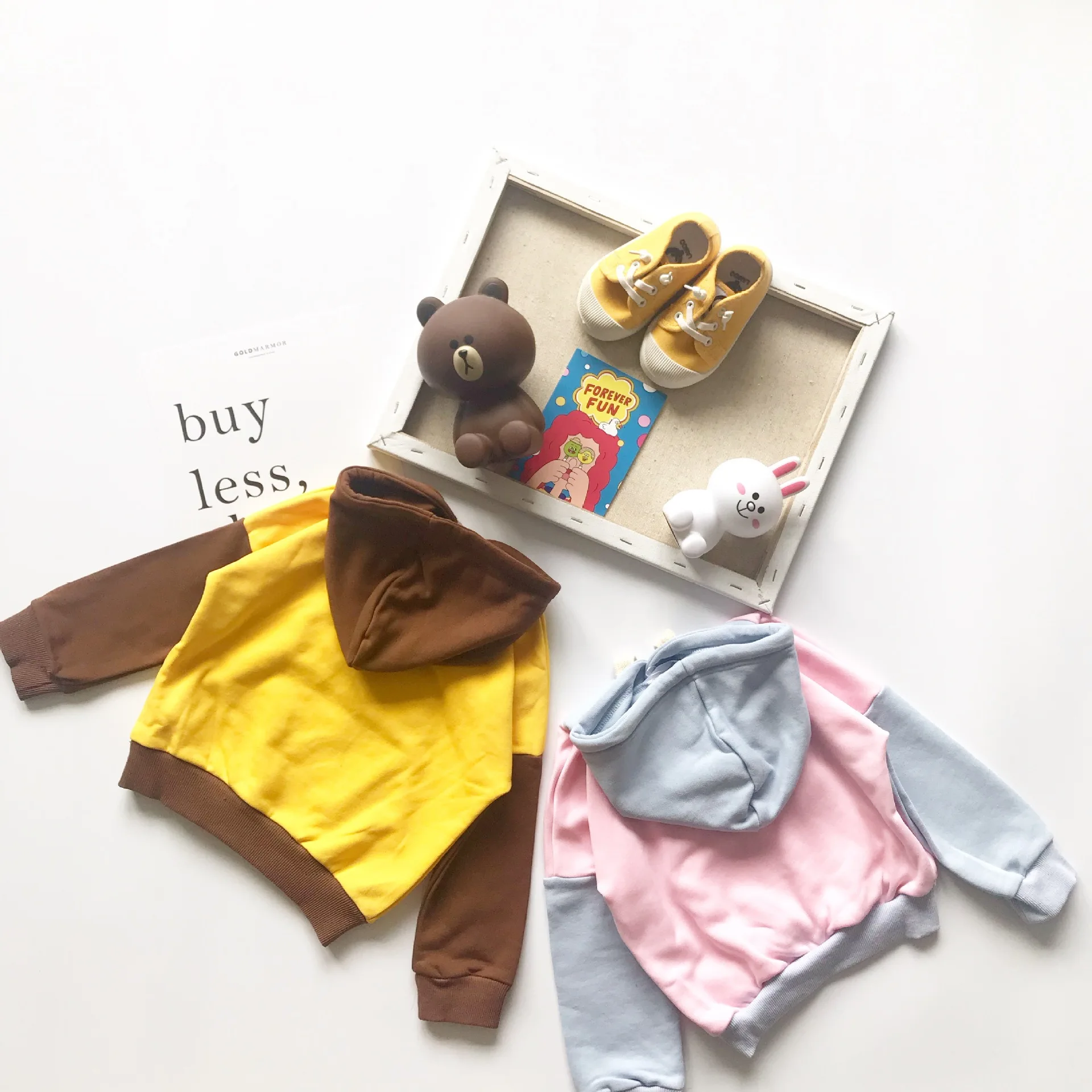 Tonytaobaby/осенне-зимняя одежда; Новинка; толстовка с капюшоном и рисунком для мальчиков и девочек; Милый хлопковый пуловер; детские толстовки с капюшоном