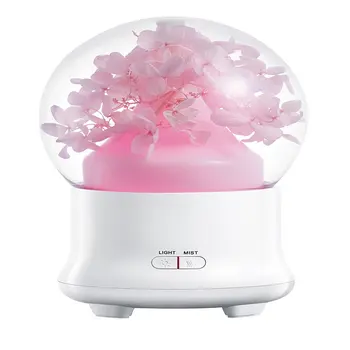 

3D Effect Glass Colorful Air Humidifier Aromatherapy Machine Color Changing Night Light Lamp Humidifier for Home dropshipping