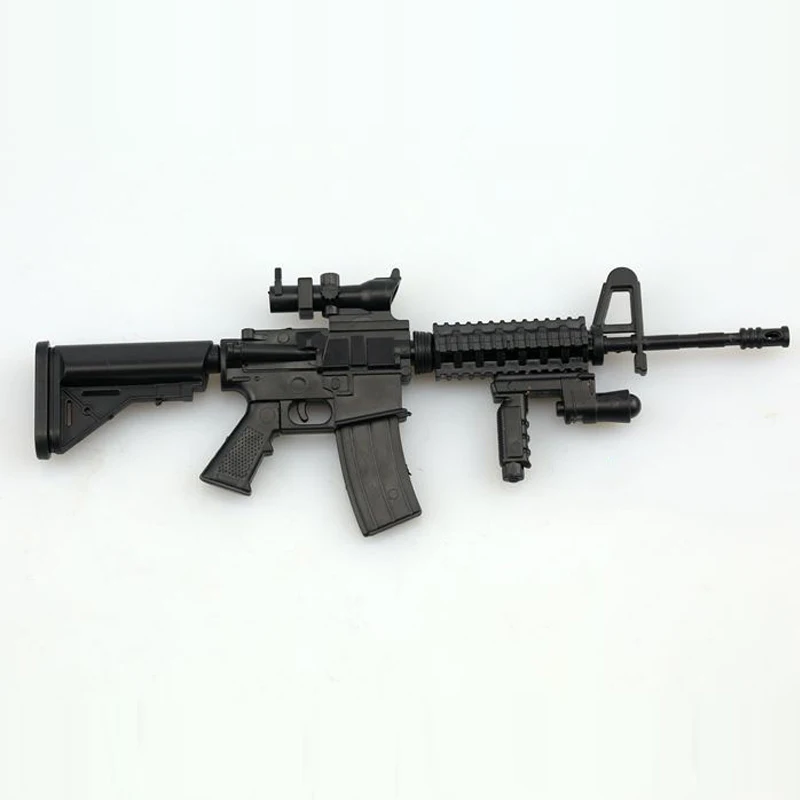 Горячая 1:6 масштаб MK18 карабин штурмовые винтовки пистолет пластик Собранный оружие головоломка модель для 1/6 Солдат Военные оружие мальчики игрушки