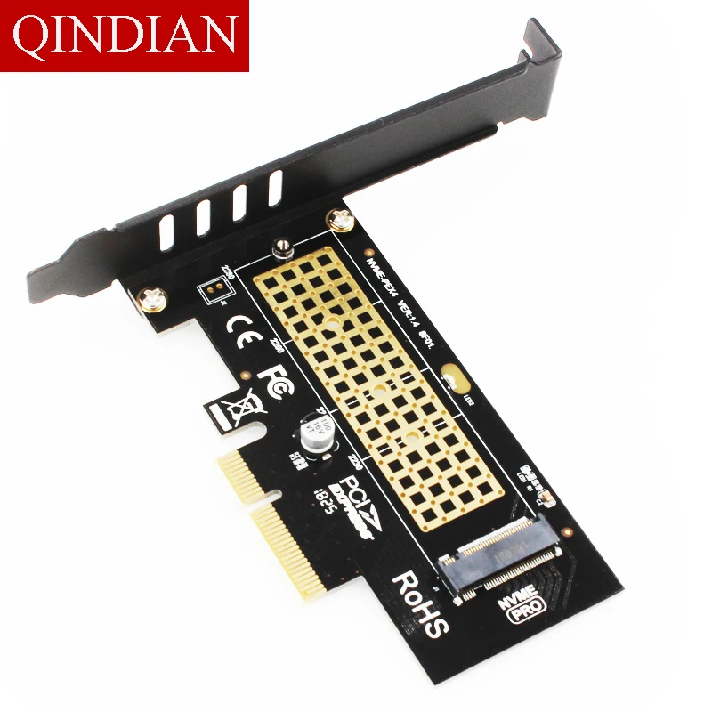 SK4 M.2 NVMe SSD NGFF к PCIE X4 адаптер M ключ интерфейсная карта поддерживает PCI Express 3,0x4 Размер 2230-2280 m.2 полная скорость хорошее Новое