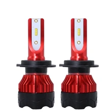 Универсальный K5 Автомобильный светодиодный фар H1 H7 H11 9005 9012 H4 фары 6500K 8000LM Moto фонари скутера