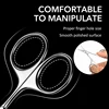 1Pcs Professional Nail Scissor Manicure for Nails Eyebrow Nose Eyelash Cuticle Scissors Curved Pedicure Makeup Tools 5