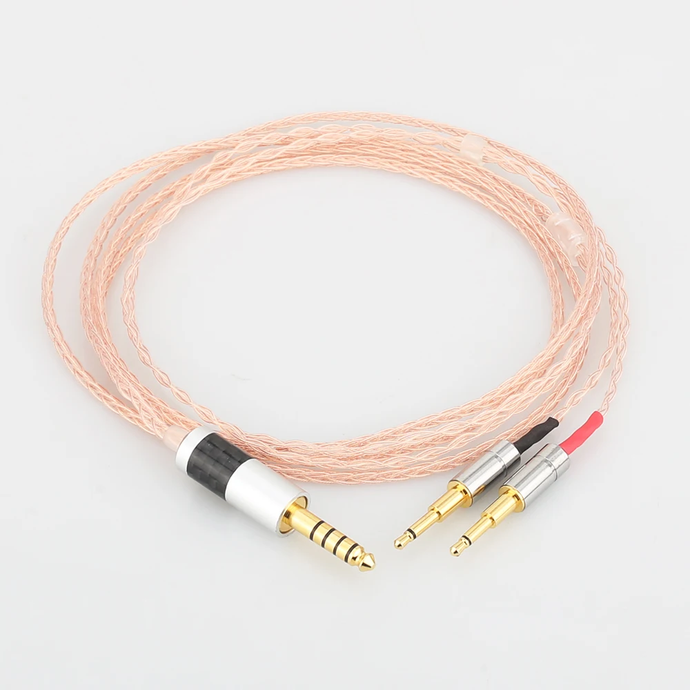 High Quality 2 5 3 5 4 4 XLR Balanced Single Copper Headphone Upgrade Cable for OPPO PM 1 PM 2 HE1000 400S 560