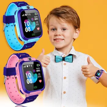 

Children Smart Watch Camera Lighting Touch Screen SOS Call Touch Screen LBS Tracking Location Finder Kids Baby Smart Watch