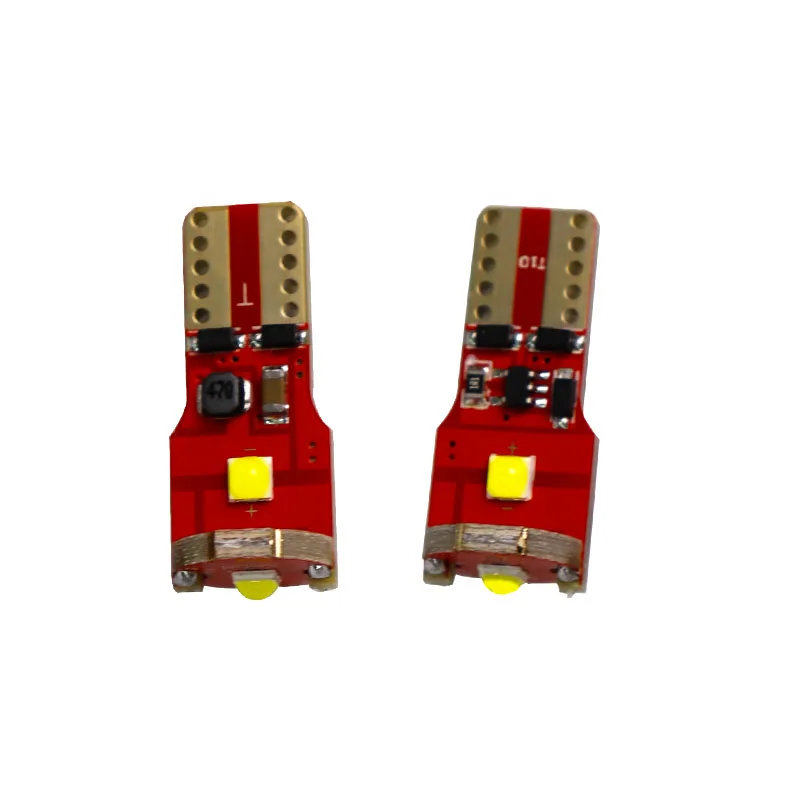 100X T10 canbus 3 smd 3030 светодиодный convext 0.13A не Полярный без ошибок Клин автомобильный индикатор свет парковочные лампы лампа, автомобильное освещение источник