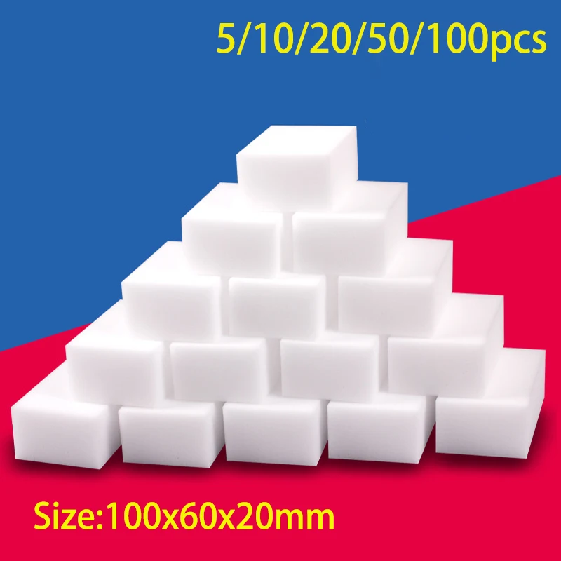 100*60*20mm Melamine Sponge Magic Sponge Eraser Melamine Sponge Cleaner Cleaning Sponge