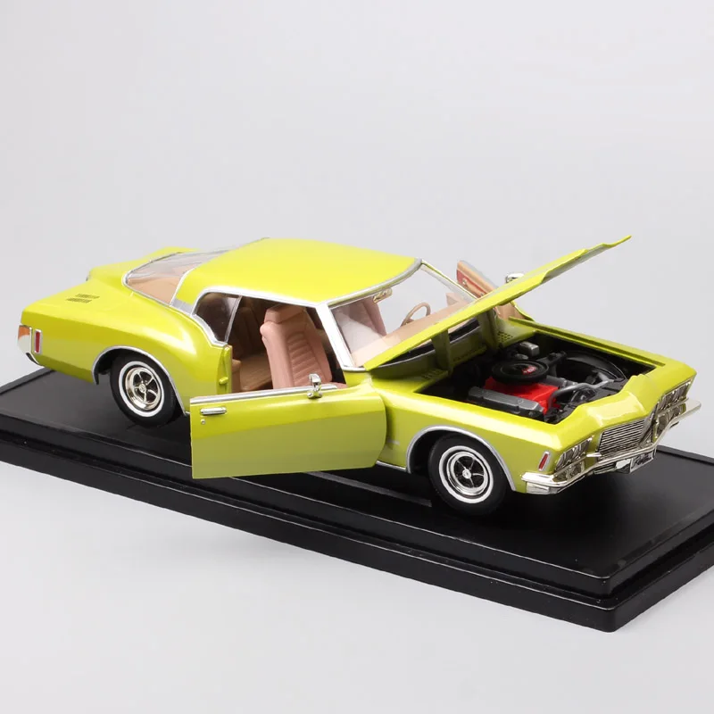 1/18 большой масштаб Роскошная классика 1971 Buick Riviera GS super boattail литые автомобили модели Детские Авто Машинки Игрушки коллекционные для мальчиков