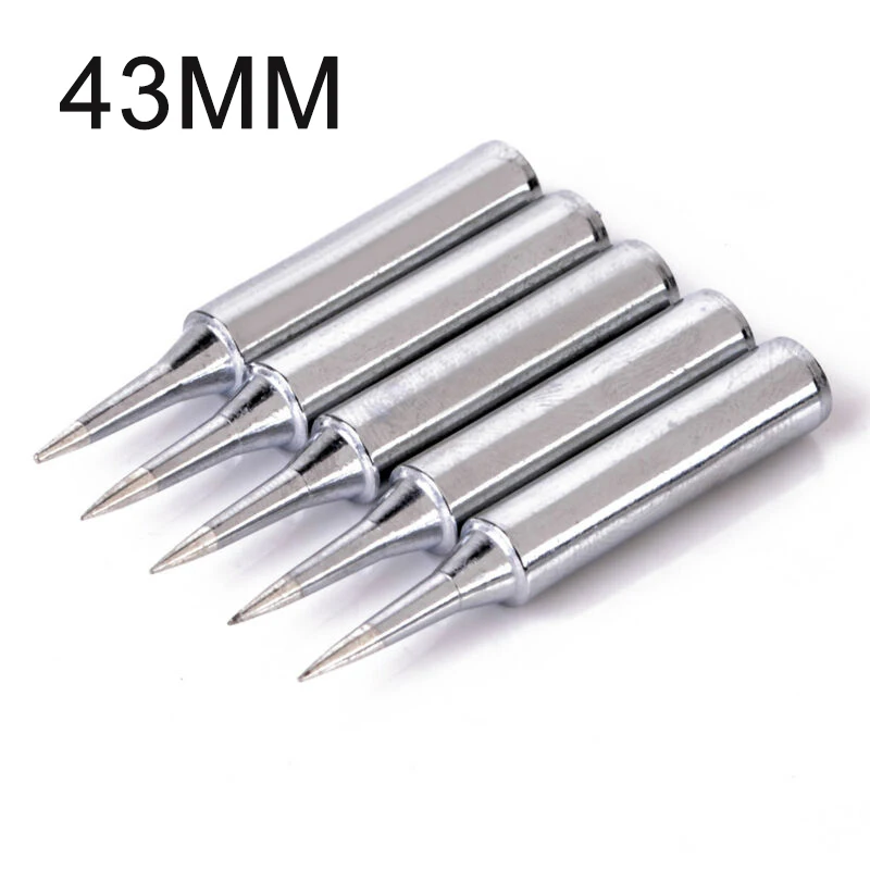 5Pcs Soldering Iron Tips Pure Copper 900M-T-I Soldering Iron Tip Lead-free Solder Tips Welding Head BGA Station Tools soldering iron station