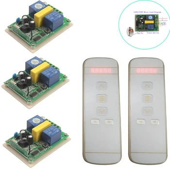 

220V Tubular motor garage door / projection screen / shutters AC 110 V RF Wireless Remote Control switch