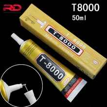 50 мл промышленный прочный клей, T8000 прозрачный жидкий клей для телефона сенсорный экран DIY Ювелирные изделия Ремесло Стразы