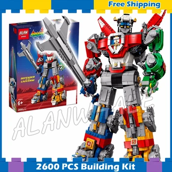 

2321Pcs Ideas Voltron Legendary Lion Robots Transformation Universe 11011 Model Building Blocks Toys Bricks Compatible