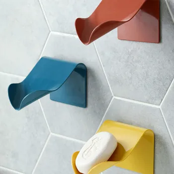 

Punch-free drain wall hanging soap box plastic soap holder bathroom soap box soap rack shelf YHJ110203