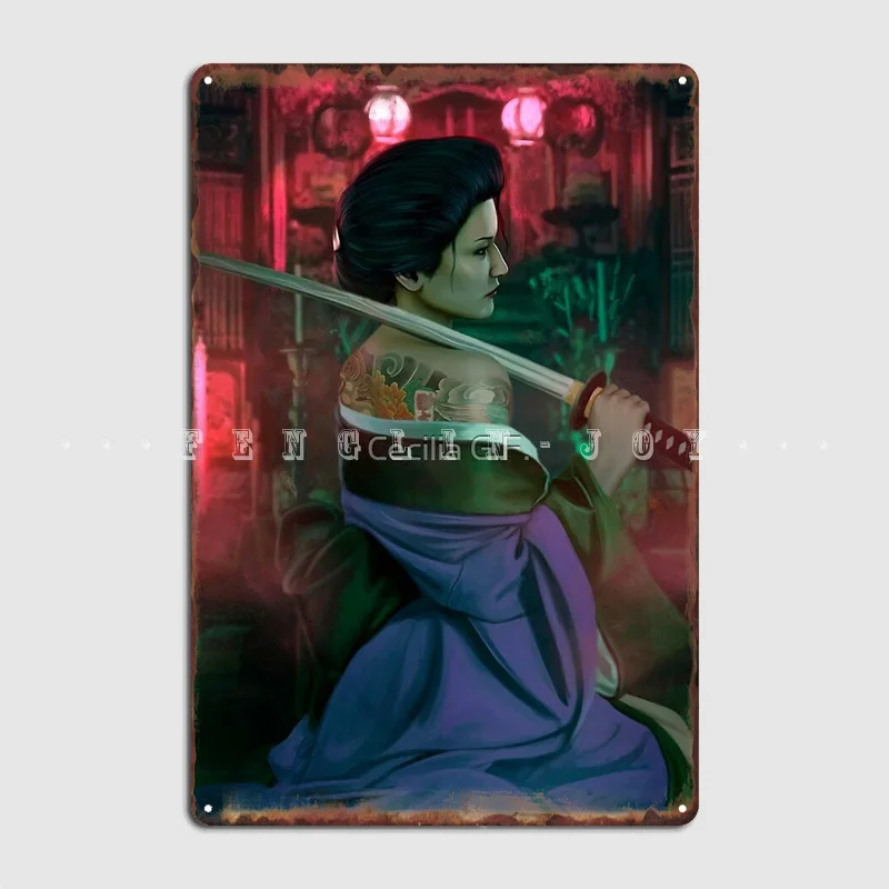 

Yayoi плакат металлическая фотография домашний винтажный Настенный декор оловянные плакаты