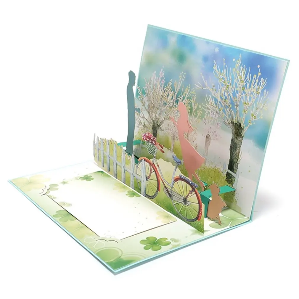  3D Pop up Cards Valentines Day Cards Handmade Invitations Card for Anniversary Blessing Thank You G - 4.00035E+12