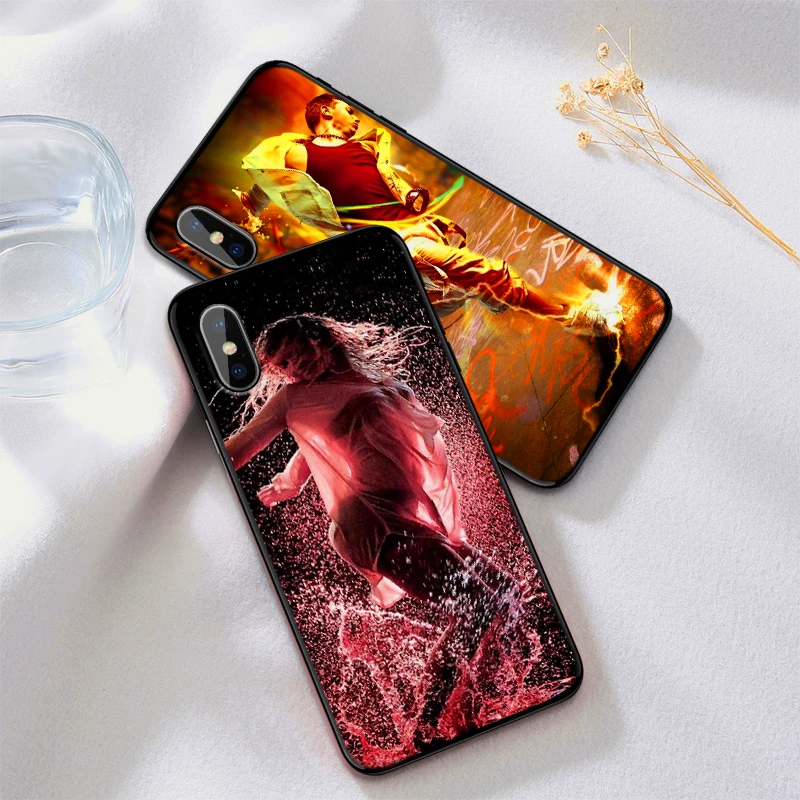 Уличный танец для iPhone X XR XS MAX Мягкая силиконовая задняя крышка Apple 8 7 6 S Plus чехол