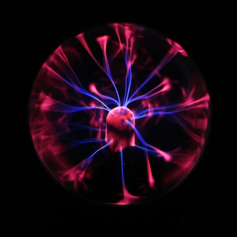 

New Glass Plasma Ball Hot Magic USB Sphere Lightning Lamp Light Party Black Base