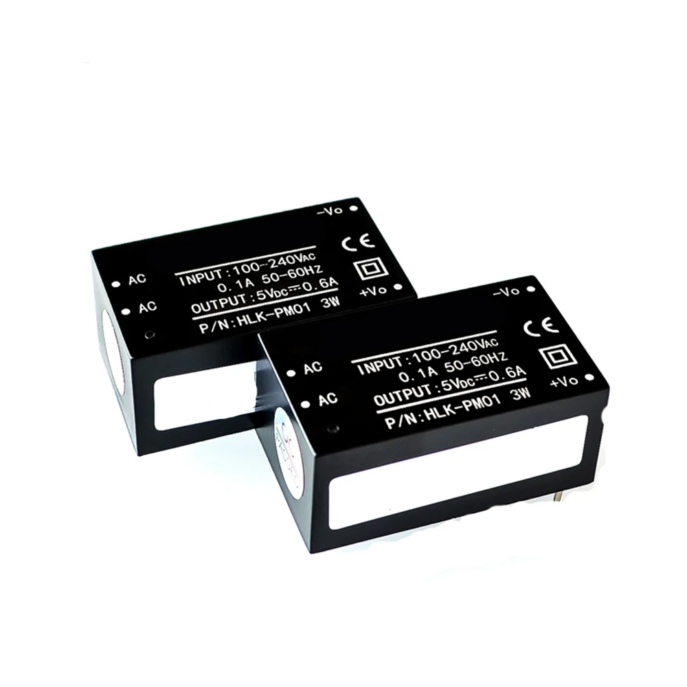 HLK-PM01 HLK-PM03 HLK-PM12 AC-DC 220V to 5V 3.3V 12V AC to DC Isolated Power Module UL/CE Household Switch Power Supply Module