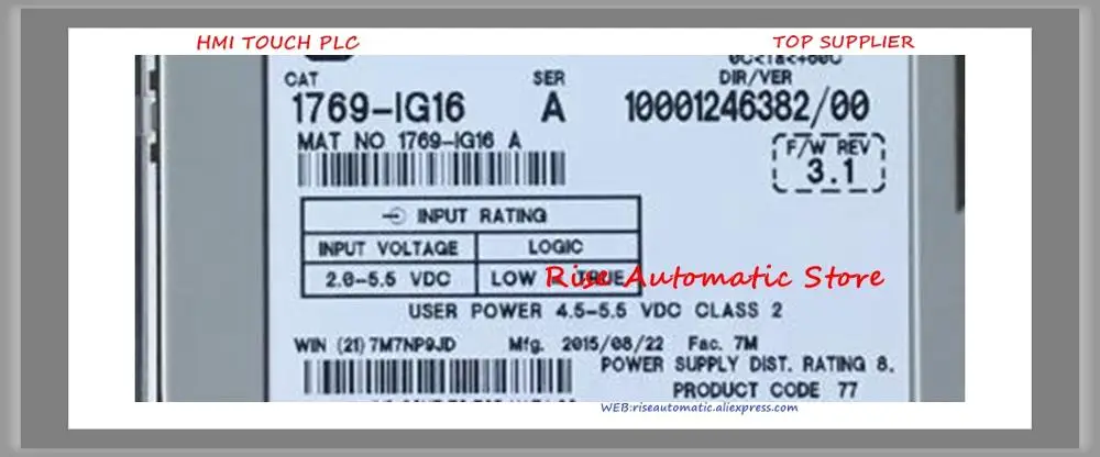 1769-IG16 1769-IF8 1769-OB16 1769-OA16 1769AENTR PLC