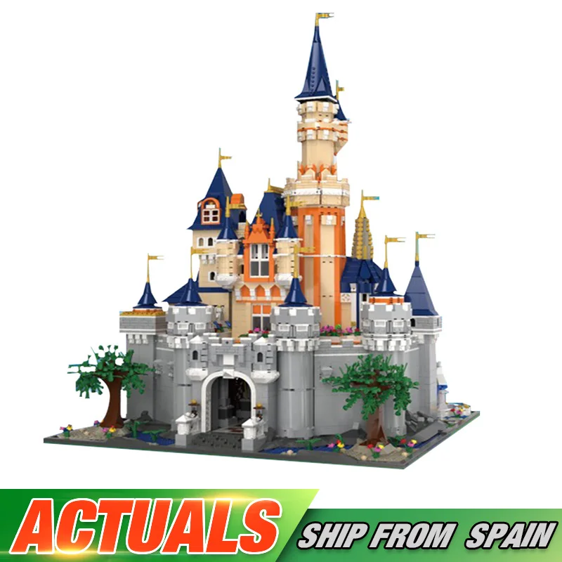 

8384pcs MOC Cinderella Princess Castle City Set Building Block Compatible with legoing 71040 Kids Toy Christmas Birthday Gift