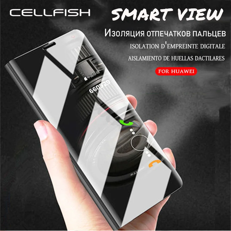 

Smart Window View Flip Leather Case for Samsung Galaxy S10 PLUS S10E S9 S8 Plus S7 S6 Edge Note 8 9 J3 J5 J7 2017 Stand Cover