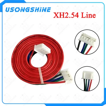 

High quality 5pcs/lot 1M Motor line two-phase XH2.54 4pin to 6pin Terminal Motor Connector cables for 42 Stepper Motor HX2.54