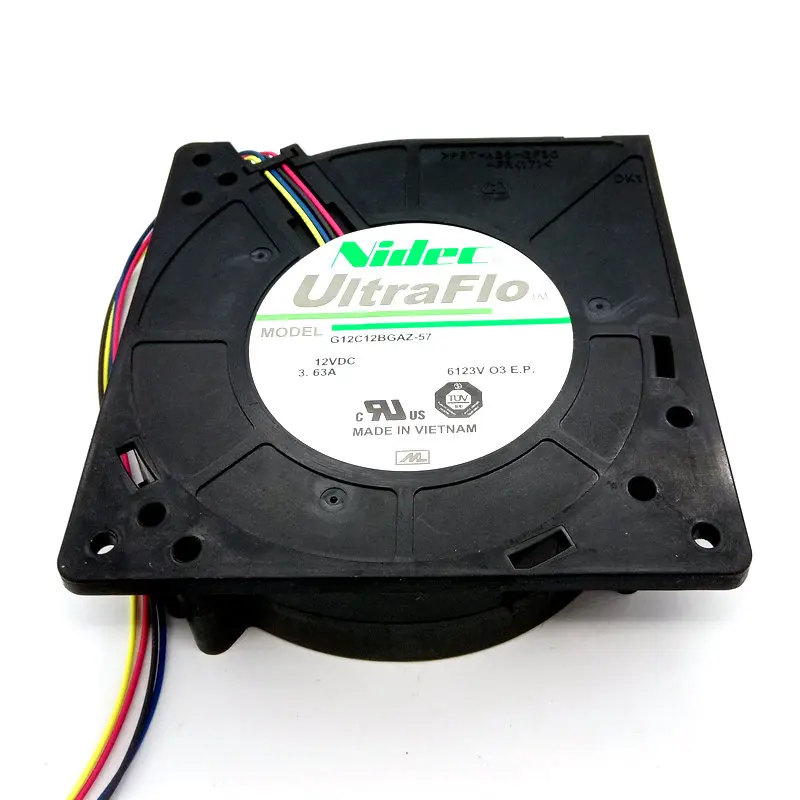 Nidec G12C12BGAZ-57 12 В 3.63A 120*120*32 мм 4 линии Вентилятор охлаждения