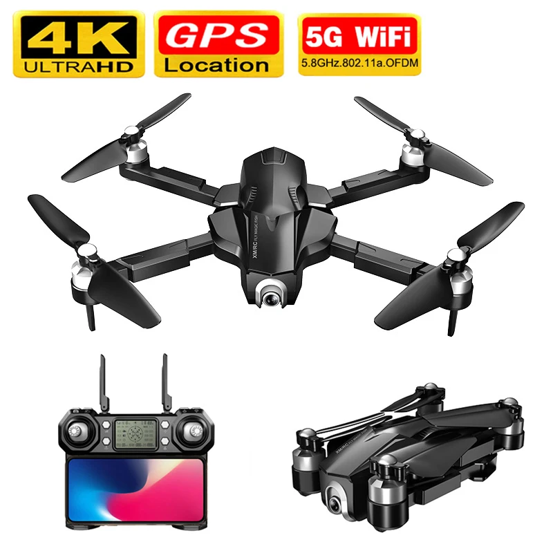 

2020 NEW M8 RC Drone GPS 4K 5G WiFi live video FPV quadrotor flight 20 minutes rc distance 1Km drone HD wide-angle dual camera