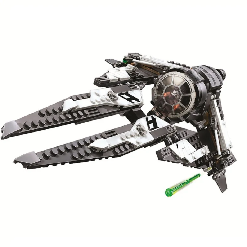 

11421 Star Wars Series Black Ace Tie Interceptor Building Blocks Bricks Toys Sets For The Gift Compatible With Legoinglys 75242
