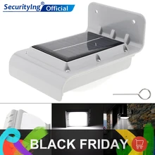 16 Светодиодный светильник на солнечных батареях 800 мА/ч, Индукционная садовая Лампа безопасности, уличный водонепроницаемый светильник с светочувствительным управлением