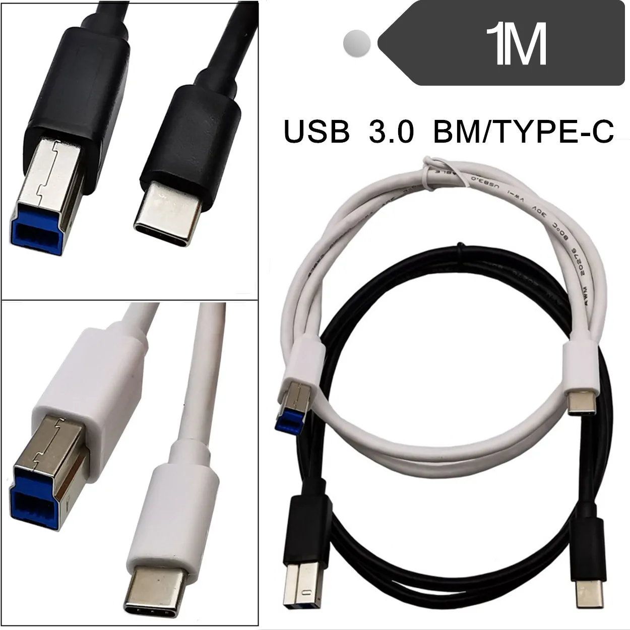 USB 3,1 type C до 3,0 BM USB 2,0 B Мужской кабель интерфейс передачи данных разъем для Macbook ноутбука принтер жесткий диск сканер