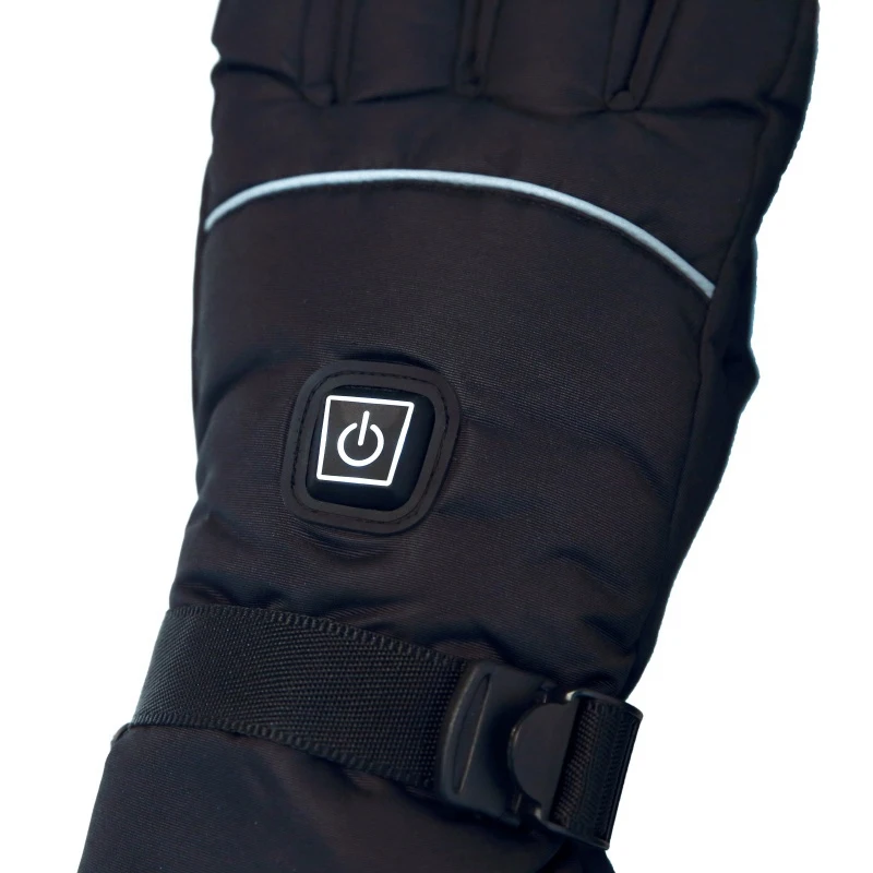 Outdoor Motorcycle Electric Warm Winter Heated Gloves Waterproof Battery Powered Gloves For Riding Hunting Ski Cycling(Without B