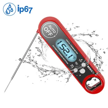 

LCD Digital Food Thermometer Instant Read Temperature Probe Cooking Sensor Tool