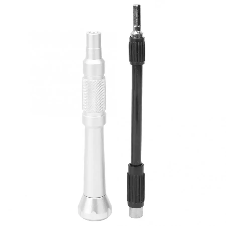 Aluminum Handle 52 in 1 Precise Screwdriver Set Sleeve Bits Flexible Shaft Watch Repair Kit Screwdriver Bit Tools Set