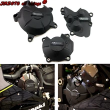 Motocicletas motor Cubierta protectora caso para el caso GB de carreras para KAWASAKI ZX6R 2007 08 09 10 12 13 14 15 16 18 19 2020