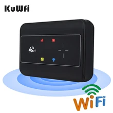 KuWFI Portable 4G Modem Router 3G/4G Wifi SIM Router Modem Pocket Wi-fi Mobile Hotspot Car Wi-fi Router With Sim Card Slot