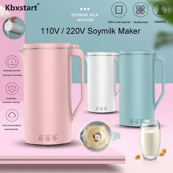 

110V/220V Soymilk Machine Soymilk Maker Heatable Milk Electric Juicer Blender Rice Paste Maker Filter-free Sojamilchhersteller