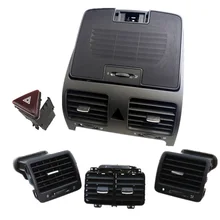 Комплект насадок для вентиляционного отверстия кондиционера, Предупреждение ный переключатель для Golf 5 MK5 1KD819728 1KD819704 1KD819703 1K0819153C Комплект насадок для вентиляционного отверстия кондиционера, Предупреждение ный переключатель для Golf 5 MK5 1KD819728 1KD819704 1KD819703 1K0819153C