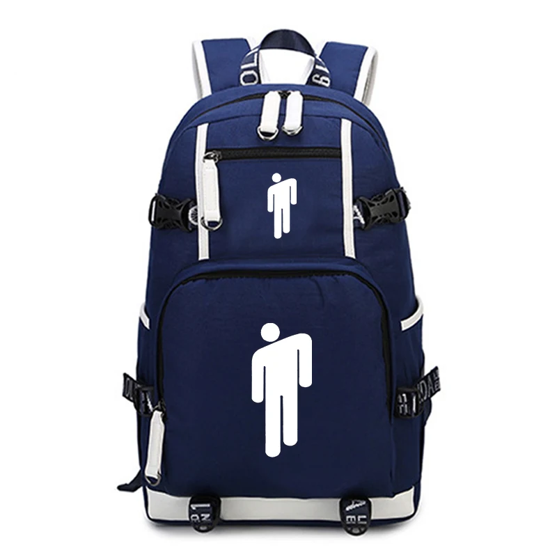 Черный Mochila Masculina Billie Eilish рюкзак DJ Singers Sac Dos большой емкости Женский Рюкзак Школьная Сумка