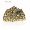 Vintage Women's Clutches Evening Bags with handle Peacock Pattern Sequins Beaded Bridal Clutch Purse luxury mini handbag  WY146 ► Photo 3/5