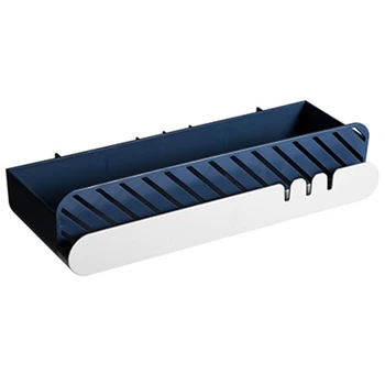

Rectangular Bathroom Rack Free Punch Toilet Washstand Storage Single-Layer Bathroom Plastic Finishing Rack